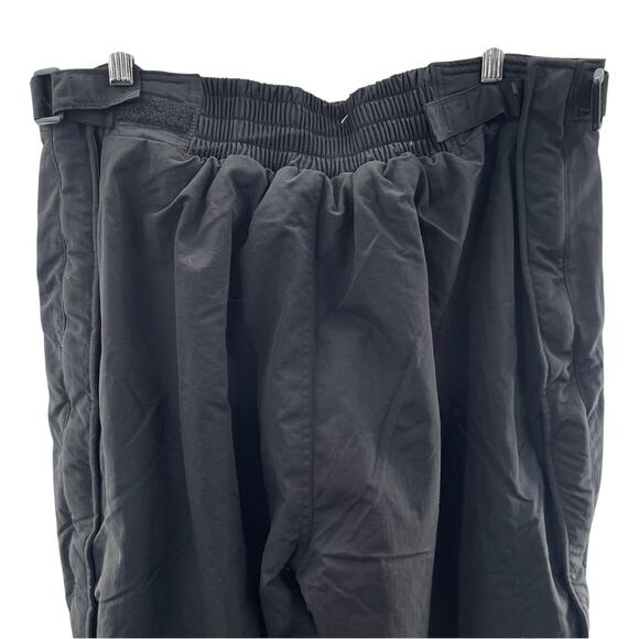 Slalom Men’s Nylon Performance Water Resistant Winter Ski Snow Pants Black XL - Picture 7 of 10